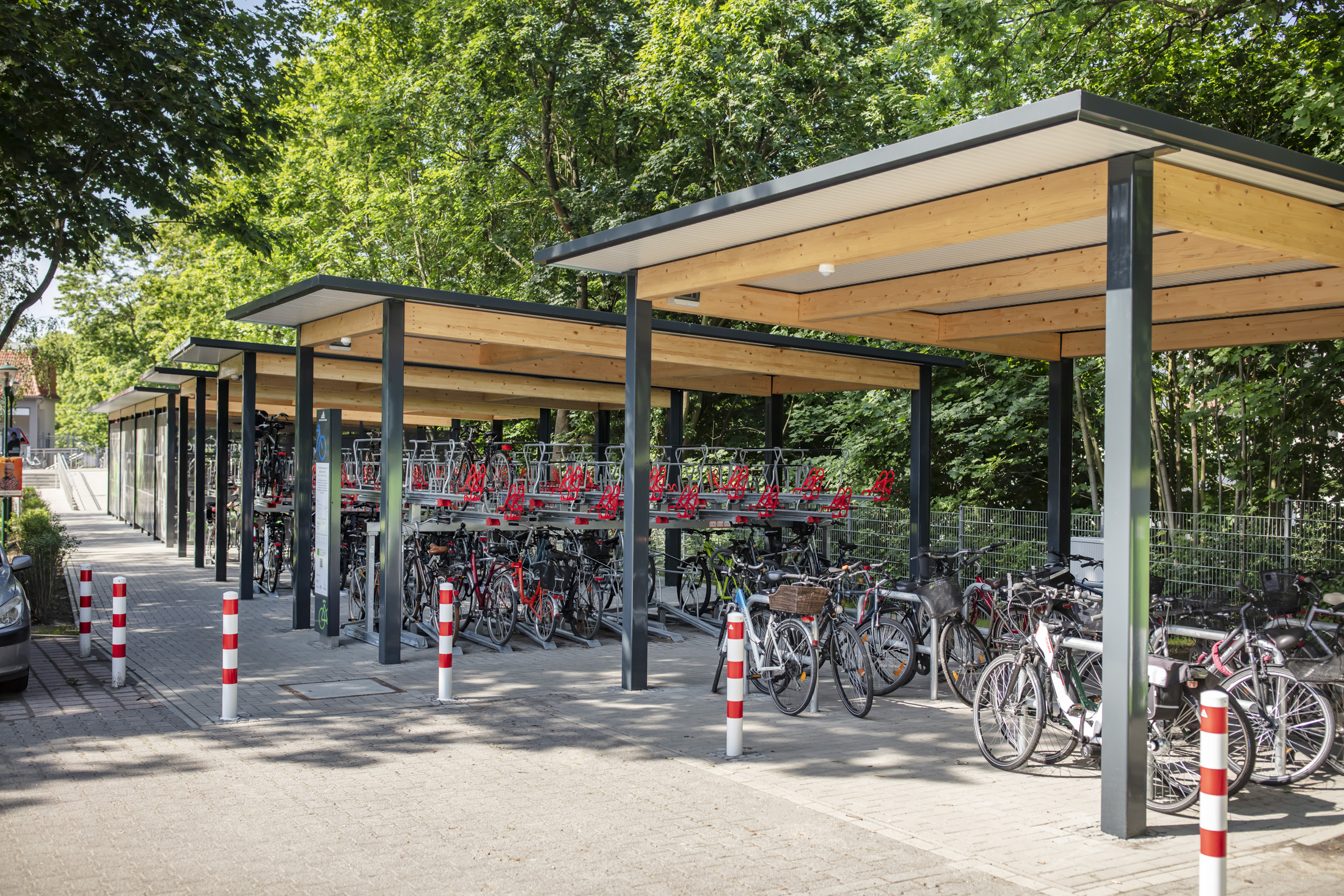 K23 Fahrradüberdachung von Kienzler Stadtmobiliar